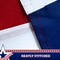G128 2-Pack: American USA Pull Down Bunting Flag | 1.67x8 Ft | Embroidered Polyester